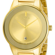 Invicta Men's 30535 Specialty Quartz 2 Hand Gold Dial Watch