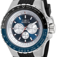 Invicta Women's 32916 Aviator Quartz Chronograph Blue, Silver Dial Watch