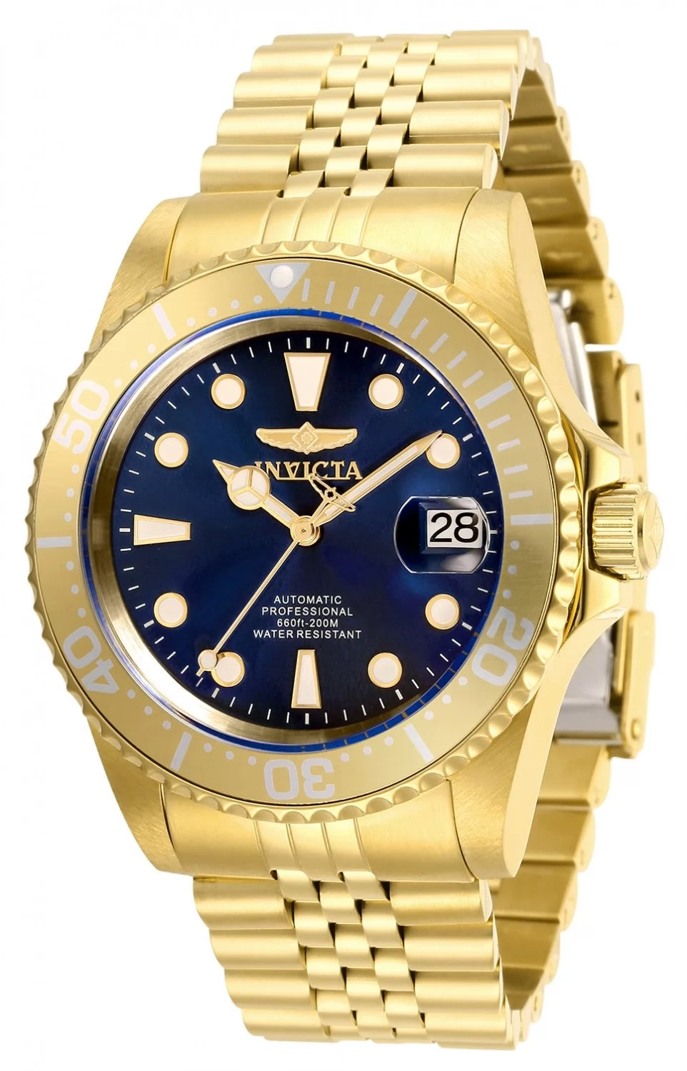 Invicta Men's 30097 Pro Diver Automatic 3 Hand Blue Dial Watch