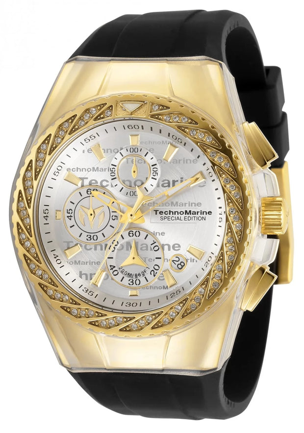 Technomarine Men's TM-117002 Cruise Glitz Quartz Silver Dial Watch