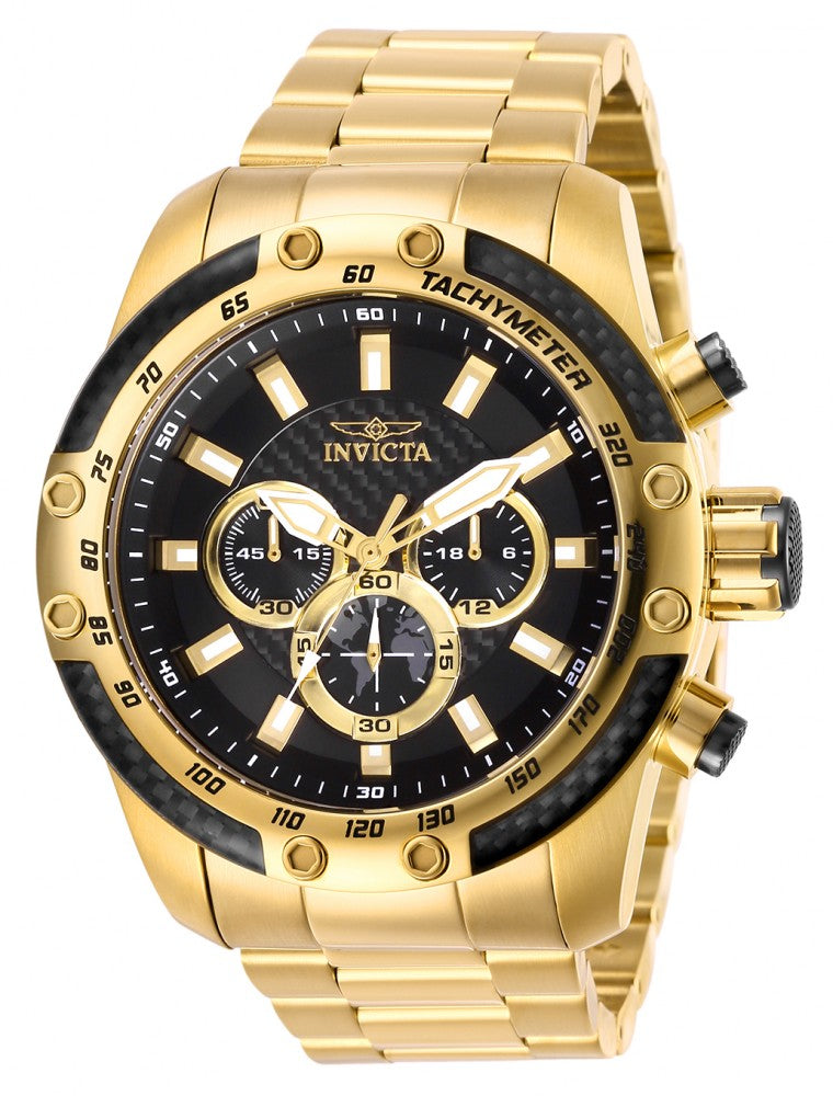 Invicta Women's 28658 Speedway Quartz Chronograph Black Dial Watch