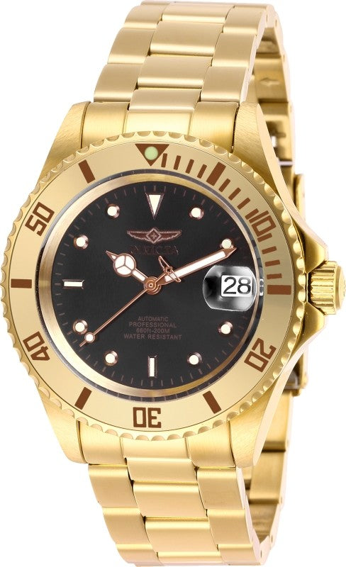 Invicta Men's 28664 Pro Diver Automatic 3 Hand Black Dial Watch