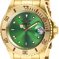 Invicta Men's 28665 Pro Diver Automatic 3 Hand Green Dial Watch