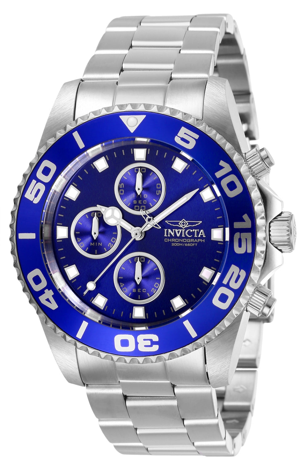 Invicta Men's 28690 Pro Diver Quartz Multifunction Blue Dial Watch