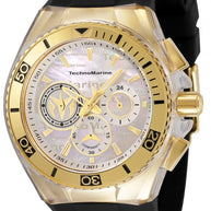 Technomarine Men's TM-120022 Cruise Quartz Chronograph Silver, White Dial Watch