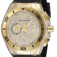 Technomarine Men's TM-120026 Cruise Quartz Chronograph Champagne Dial Watch
