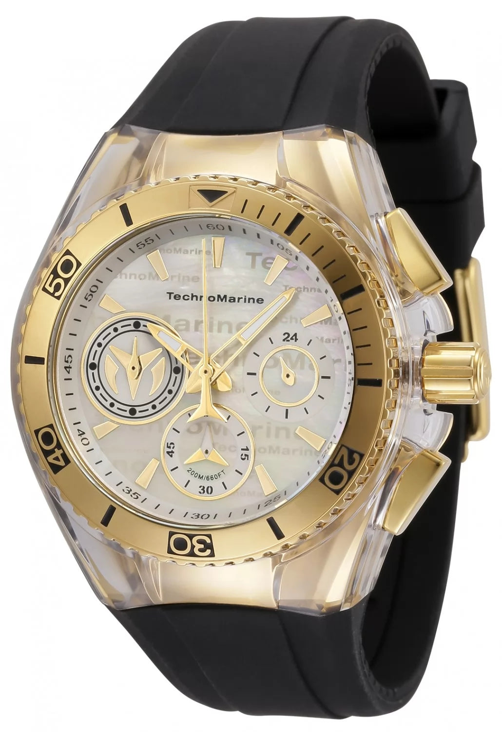 Invicta Women's TM-120029 Technomarine Cruise Quartz Chronograph Silver, White Dial Watch