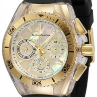Technomarine Women's TM-120030 Cruise Quartz Chronograph Champagne, Silver