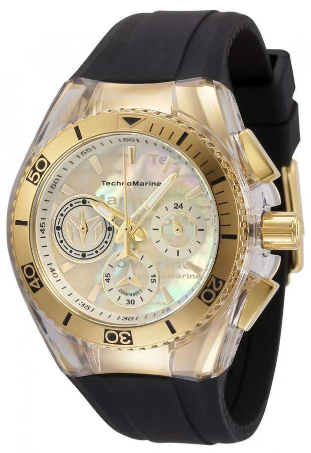 Technomarine Women's TM-120030 Cruise Quartz Chronograph Champagne, Silver