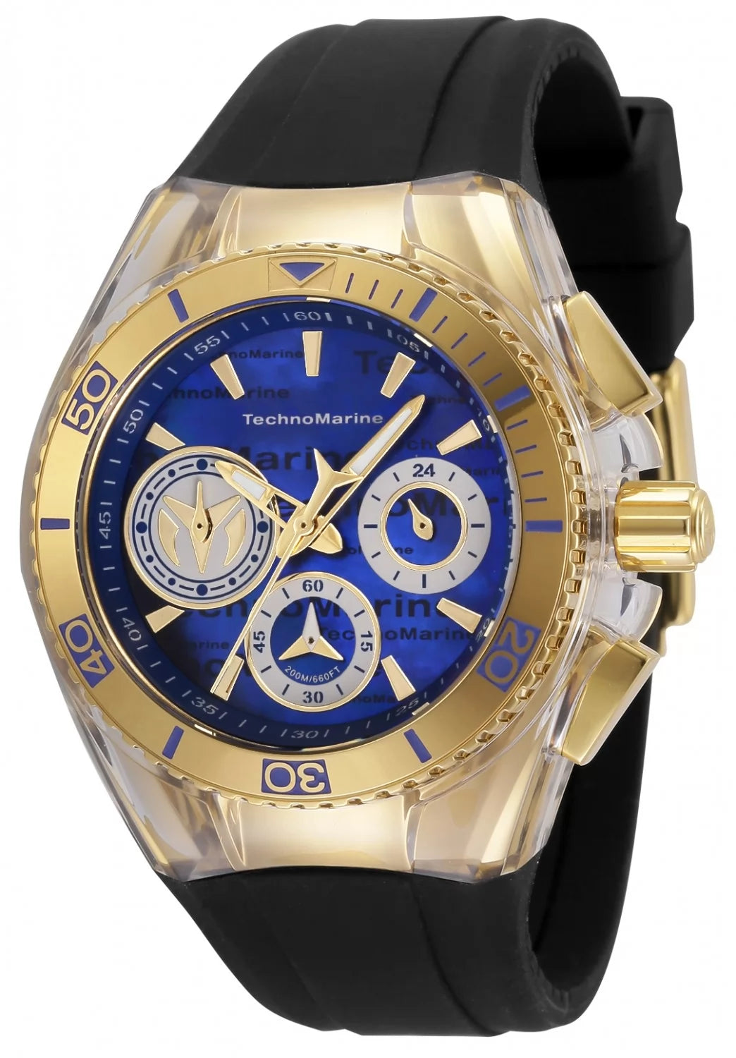 Technomarine Women's TM-120031 Cruise Quartz Chronograph Silver, Blue Dial Watch