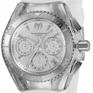 Technomarine Women's TM-120033 Cruise Quartz Chronograph Silver Dial Watch