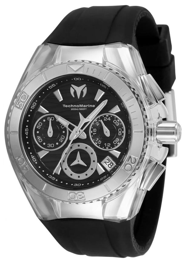 Technomarine Women's TM-120034 Cruise Quartz Chronograph Black Dial Watch
