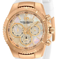 Technomarine Men's TM-220074 Manta Quartz Chronograph White Dial Watch