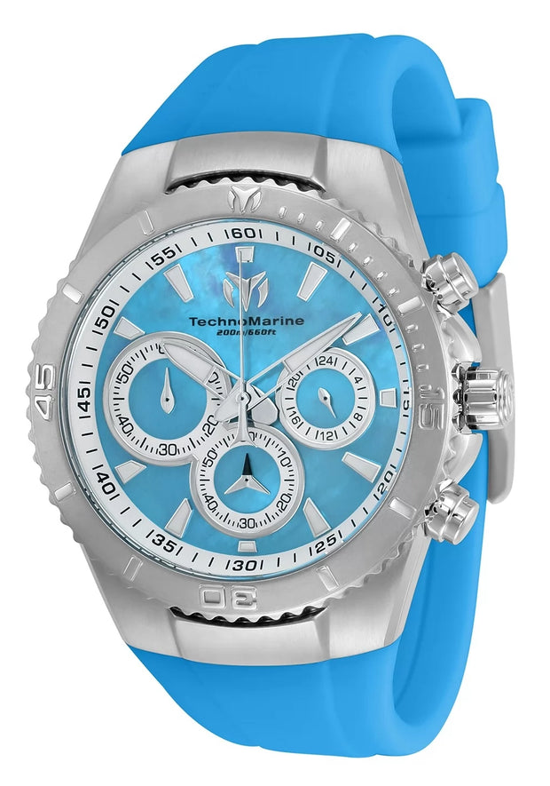 Technomarine Women's TM-220078 Manta Quartz Chronograph Blue Dial Watch