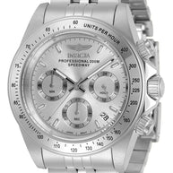 Invicta Men's 30988 Speedway Quartz Chronograph Silver Dial Watch
