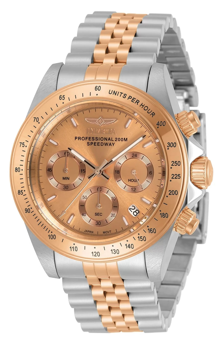 Invicta Men's 30994 Speedway Quartz Chronograph Copper Dial Watch