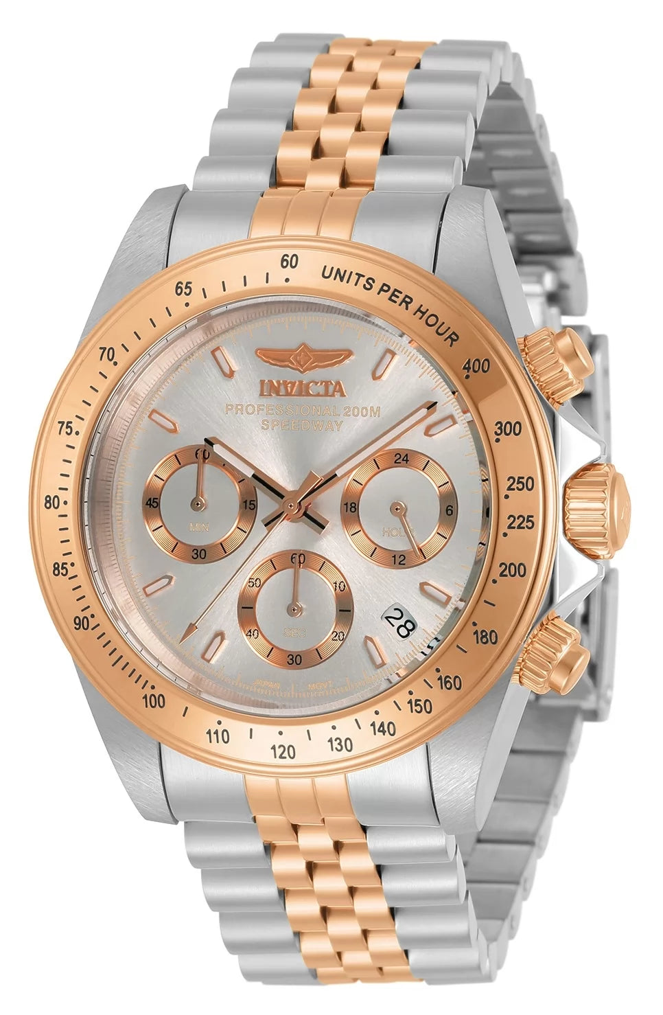 Invicta Men's 30995 Speedway Quartz Chronograph Silver Dial Watch