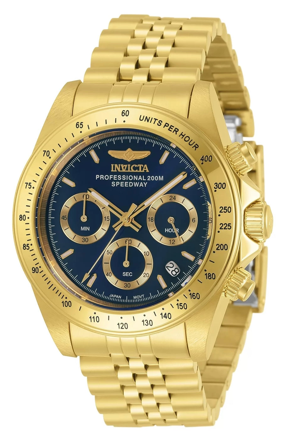 Invicta Men's 30999 Speedway Quartz Chronograph Blue Dial Watch