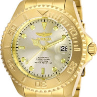Invicta Men's 28950 Pro Diver Automatic 3 Hand Champagne Dial Watch