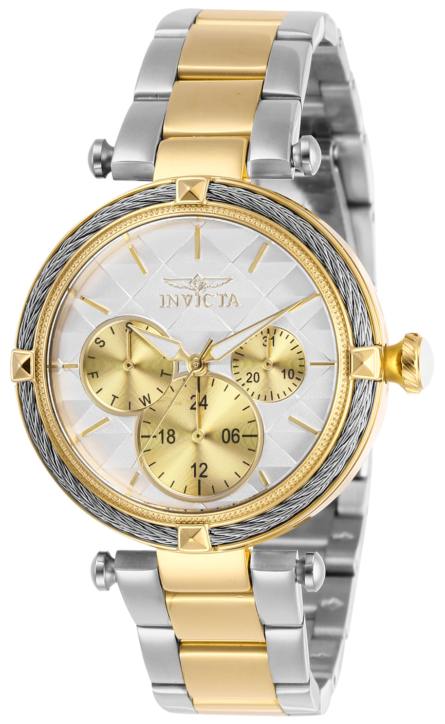 Invicta Women's 28960 Bolt Quartz 3 Hand White Dial Watch