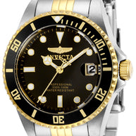 Invicta Women's 29189 Pro Diver Quartz 3 Hand Black Dial Watch