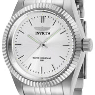 Invicta Women's 29396 Specialty Quartz 3 Hand Silver Dial Watch