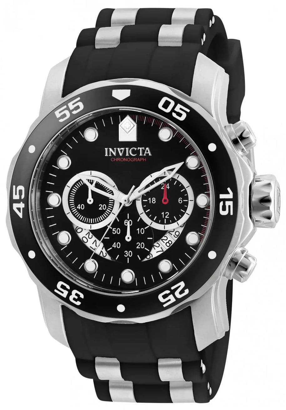 Invicta Men's 6977 Pro Diver Quartz Chronograph Black Dial Watch