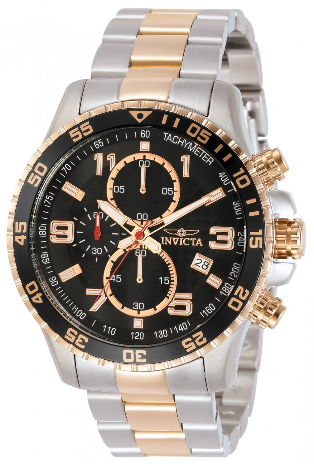 Invicta Men's 14877 Specialty  Quartz Chronograph Black Dial Watch