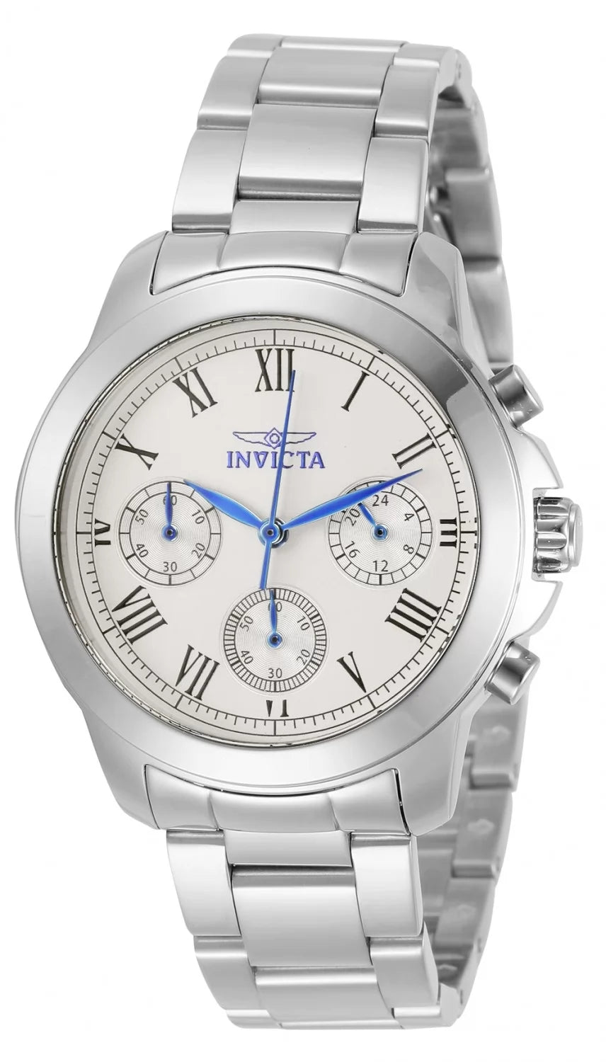 Invicta Women's 21653 Specialty Quartz Chronograph Silver Dial Watch