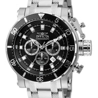 Invicta Men's 32704 Coalition Forces Quartz VD53 Silver, Black Dial Watch