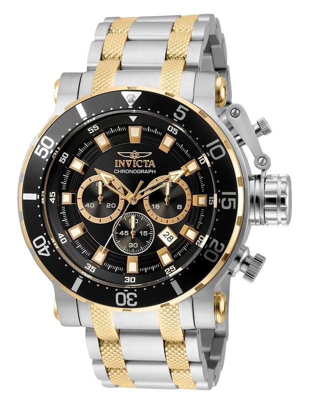 Invicta Men's 32712 Coalition Forces Quartz VD53 Gold, Black Dial Watch