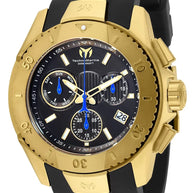 Technomarine Men's TM-620003 UF6 None Quartz 3 Hand Black Dial Watch