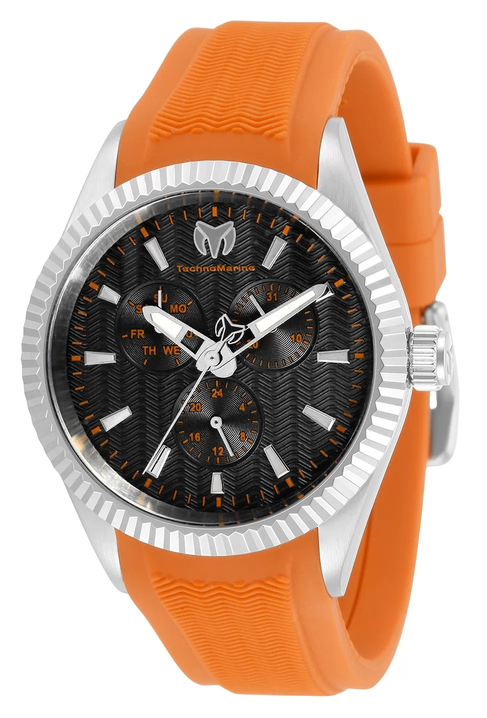 Technomarine Men's TM-719023 Sea Quartz 3 Hand Charcoal Dial Watch