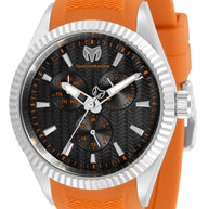 Technomarine Men's TM-719023 Sea Quartz 3 Hand Charcoal Dial Watch