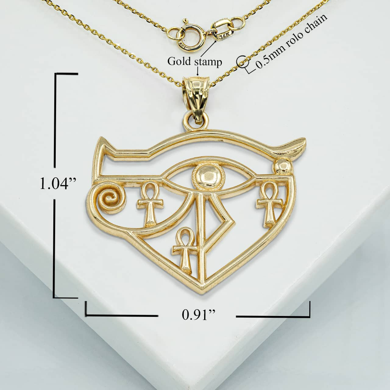 Gold Chinese Yin & Yang Tai Chi with Diamonds Pendant Necklace (Available in Yellow/Rose/White) (Copy)