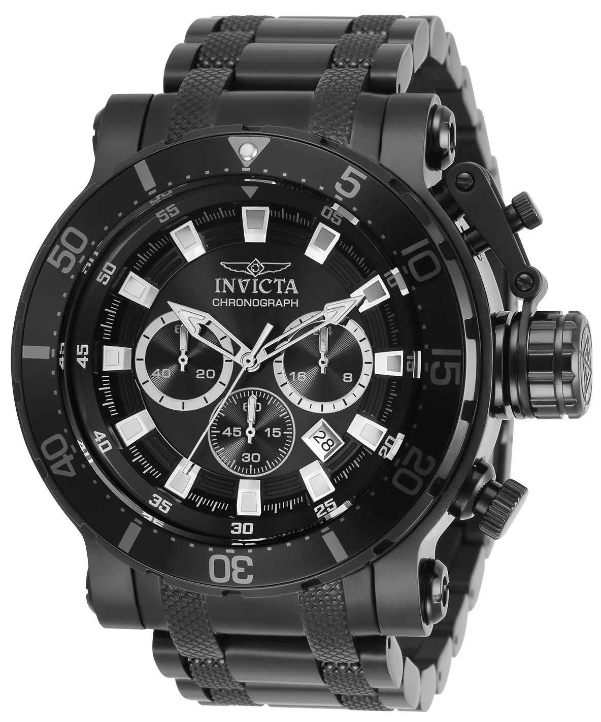 Invicta Men's 32727 Coalition Forces Quartz Chronograph Black, Silver Dial Watch