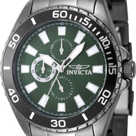 Invicta Men's 29930 Pro Diver Quartz Chronograph Green Dial Watch