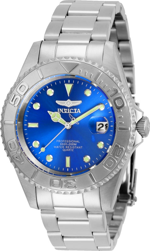 Invicta Men's 29938 Pro Diver Quartz 3 Hand Blue Dial Watch