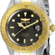 Invicta Men's 29941 Pro Diver Quartz 3 Hand Black Dial Watch