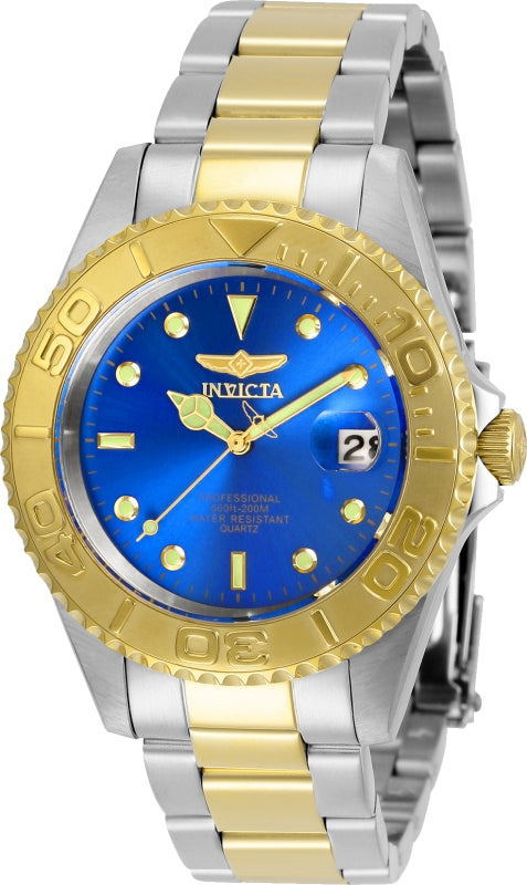Invicta Men's 29942 Pro Diver Quartz 3 Hand Blue Dial Watch