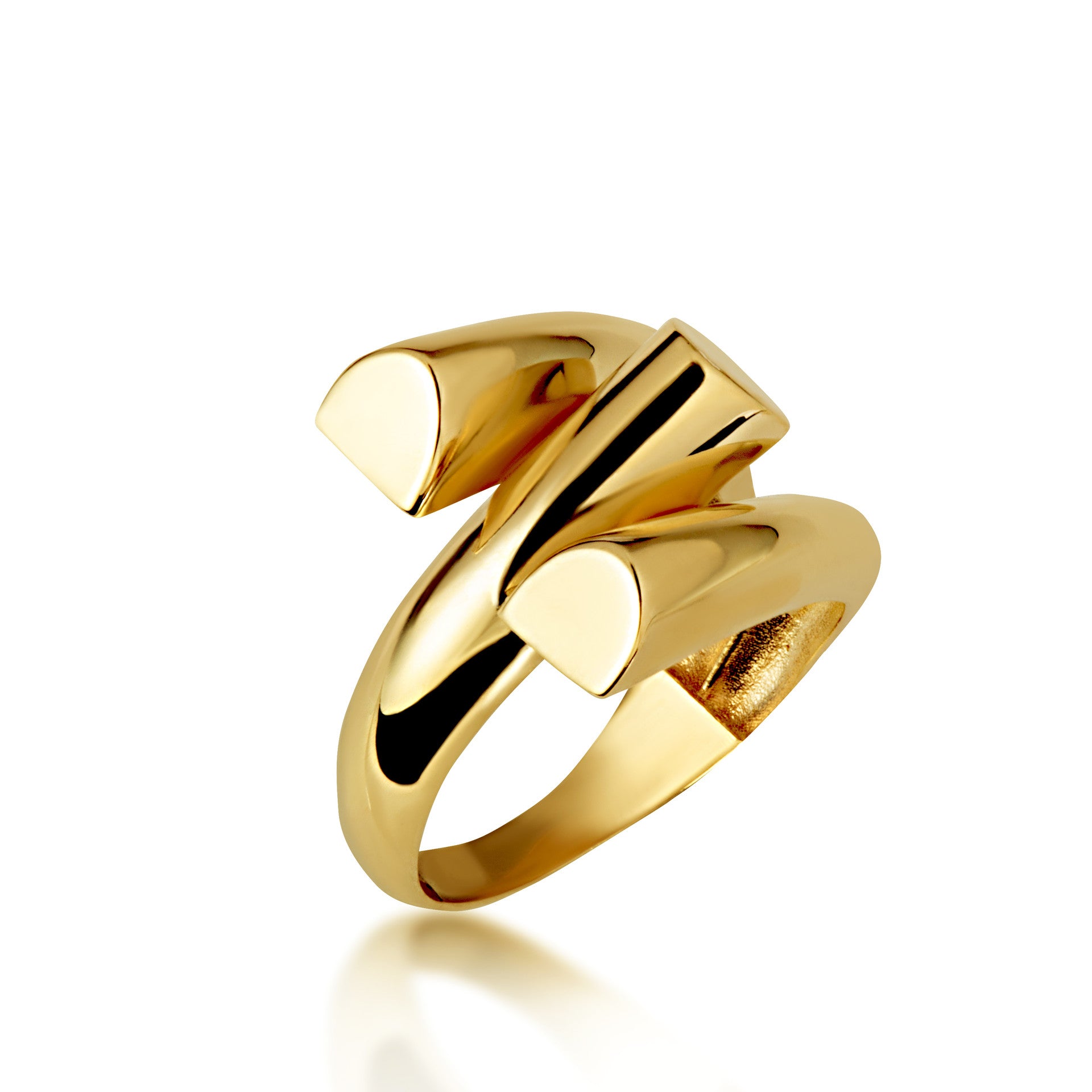 Gold Wraparound Band Ring (Available in Yellow/Rose/White Gold)