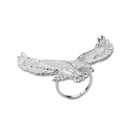 Gold Flying Eagle Ring (Available in Yellow/Rose/White Gold)