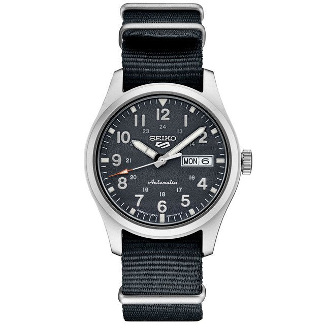 Seiko SRPG31 5 Sports Automatic Grey Textured Dial Men's Watch