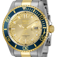 Invicta Men's 30022 Pro Diver Quartz 3 Hand Champagne Dial Watch