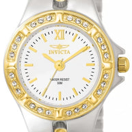 Invicta Women's 0133 Wildflower Quartz 3 Hand White Dial Watch