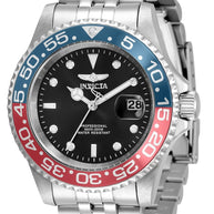 Invicta Men's 34102 Pro Diver Quartz 3 Hand Black Dial Watch
