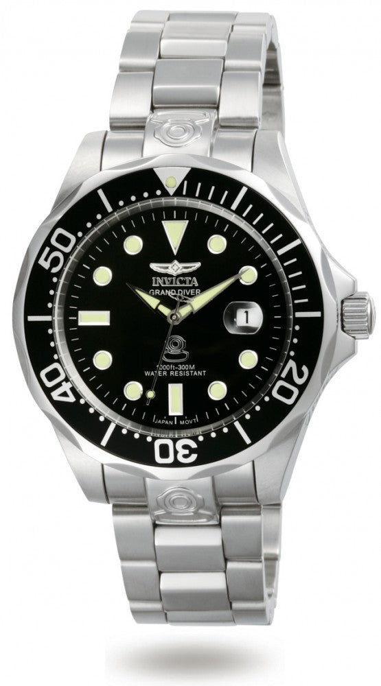 Invicta Women's 3044 Pro Diver Automatic 3 Hand Black Dial Watch
