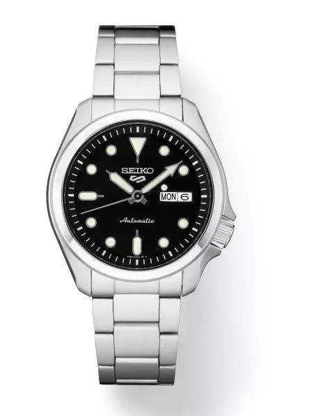 SRPE55 Seiko 5 Sports Black Sunray Dial Men's Watch