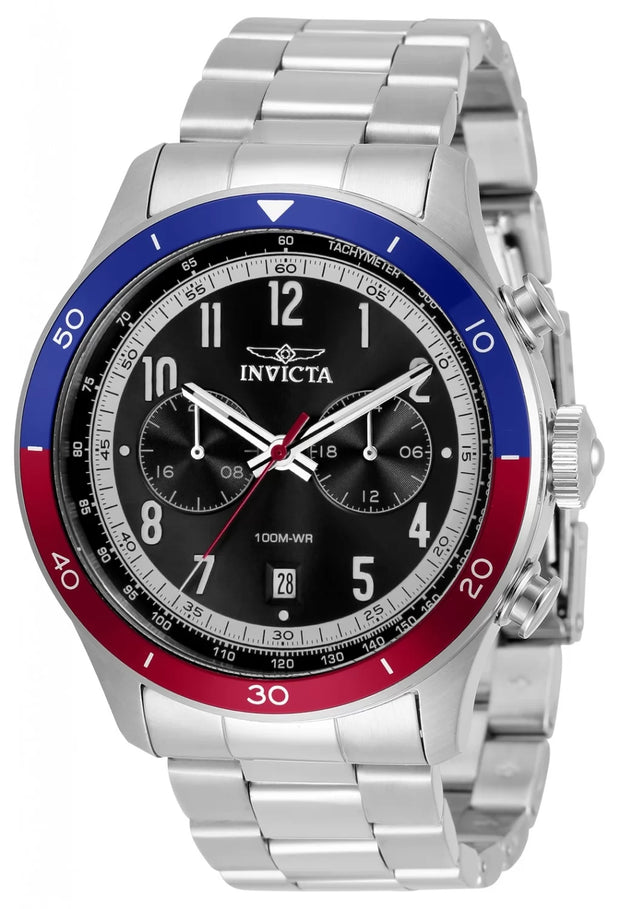 Invicta Men's 33964 Speedway Quartz Multifunction Black Dial Watch