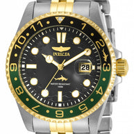 Invicta Men's 30625 Pro Diver Quartz 3 Hand Black Dial Watch
